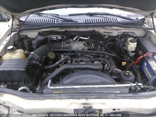 1FMDU75W45ZA26918 - 2005 FORD EXPLORER LIMITED 白色 照片 10