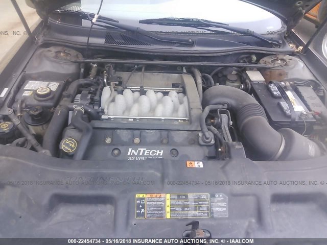 1LNHM97V62Y687336 - 2002 LINCOLN CONTINENTAL  Сұр фото 10