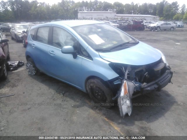 3N1CE2CP4EL432431 - 2014 NISSAN VERSA NOTE S/S PLUS/SV/SL Light Blue photo 1