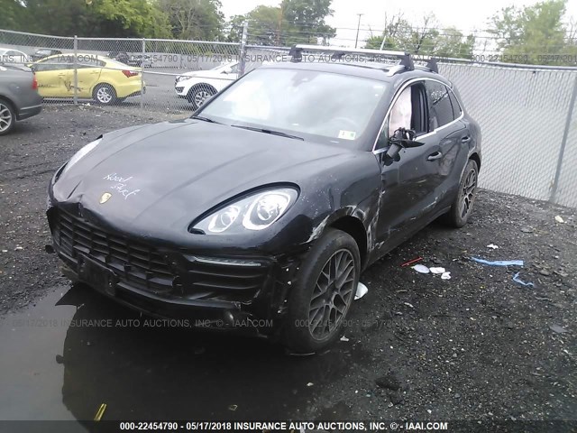 WP1AB2A50GLB43221 - 2016 PORSCHE MACAN S BLACK photo 2