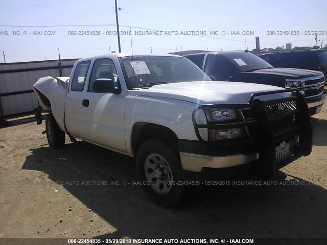 1GCEK19V97Z127405 - 2007 CHEVROLET SILVERADO K1500 CLASSIC WHITE photo 1