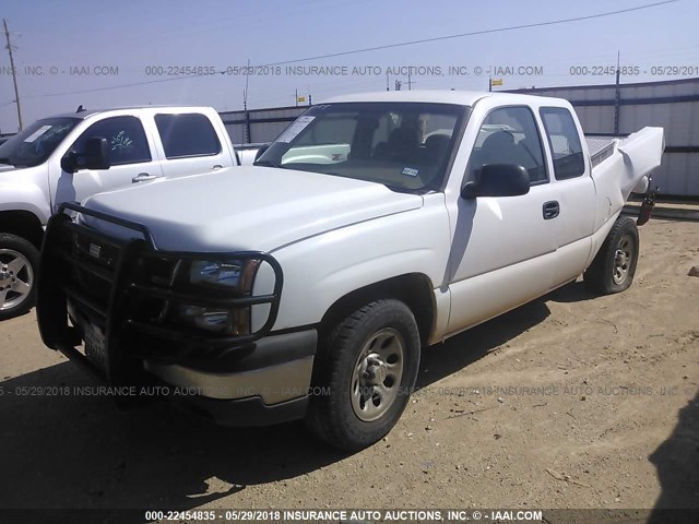 1GCEK19V97Z127405 - 2007 CHEVROLET SILVERADO K1500 CLASSIC WHITE photo 2