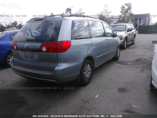 5TDZK23C48S157803 - 2008 TOYOTA SIENNA CE/LE GRAY photo 4