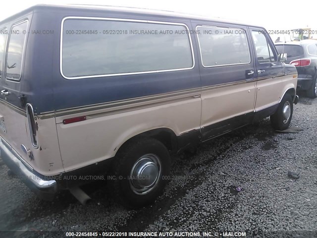 1FMHE21M1KHC20958 - 1989 FORD ECONOLINE E250 Light Blue photo 3