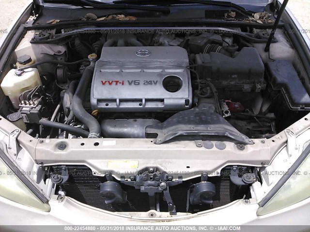 4T1BF32K44U585120 - 2004 TOYOTA CAMRY LE/XLE/SE 金色 照片 10