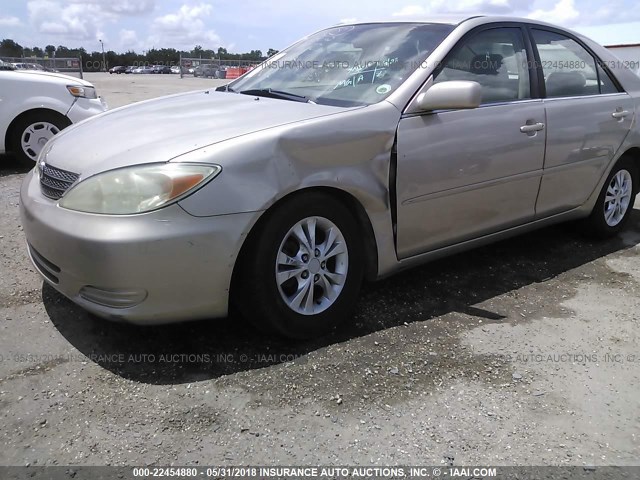 4T1BF32K44U585120 - 2004 TOYOTA CAMRY LE/XLE/SE 金色 照片 6