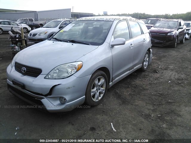 2T1KR32E57C676632 - 2007 TOYOTA COROLLA MATRIX XR SILVER photo 2