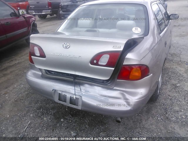 2T1BR12E5XC118431 - 1999 TOYOTA COROLLA VE/CE/LE 金色 照片 6