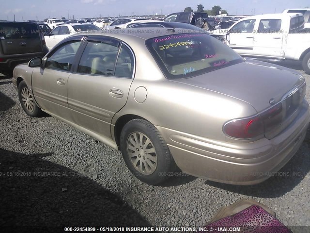 1G4HP54K35U198334 - 2005 BUICK LESABRE CUSTOM TURQUOISE photo 3