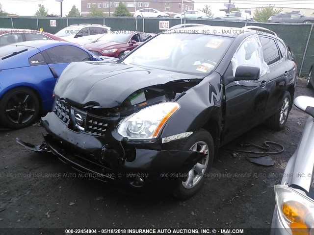 JN8AS58V18W136890 - 2008 NISSAN ROGUE S/SL BLACK photo 2