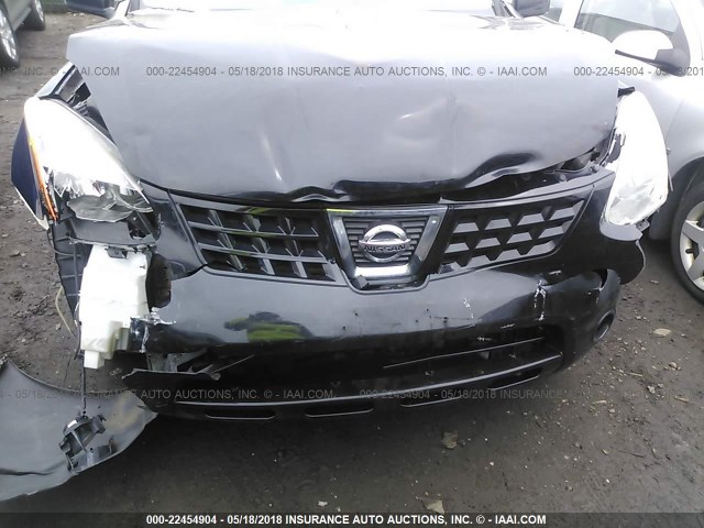 JN8AS58V18W136890 - 2008 NISSAN ROGUE S/SL BLACK photo 6