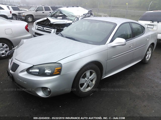 2G2WP552X61299141 - 2006 PONTIAC GRAND PRIX SILVER photo 2