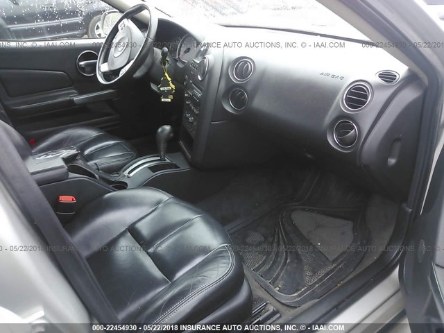 2G2WP552X61299141 - 2006 PONTIAC GRAND PRIX SILVER photo 5