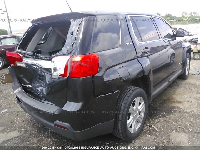 2GKALMEK0E6150884 - 2014 GMC TERRAIN SLE GRAY photo 4