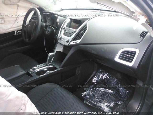 2GKALMEK0E6150884 - 2014 GMC TERRAIN SLE GRAY photo 5