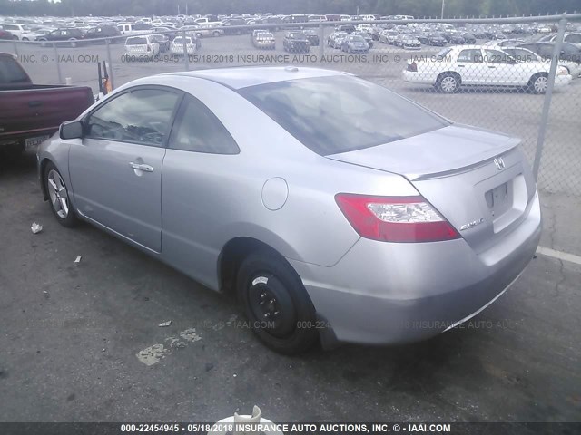 2HGFG129X8H571950 - 2008 HONDA CIVIC EXL SILVER photo 3