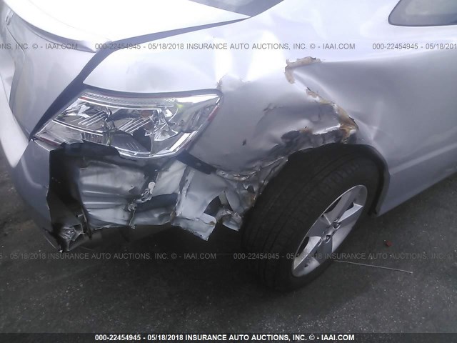 2HGFG129X8H571950 - 2008 HONDA CIVIC EXL SILVER photo 6