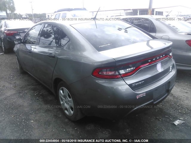 1C3CDFAA6DD200895 - 2013 DODGE DART SE/AERO GRAY photo 3