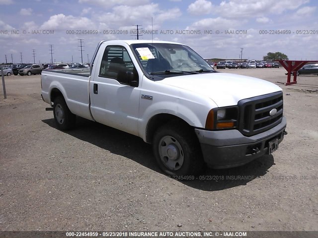 1FTNF20546EA69443 - 2006 FORD F250 SUPER DUTY WHITE photo 1