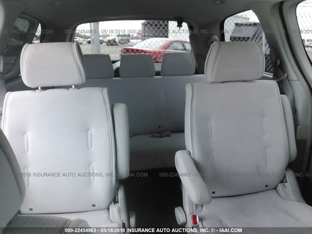 5N1BV28U15N105102 - 2005 NISSAN QUEST S/SE/SL GRAY photo 8