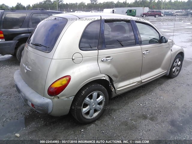 3C8FY68B32T328710 - 2002 CHRYSLER PT CRUISER LIMITED/DREAM CRUISER TAN photo 4