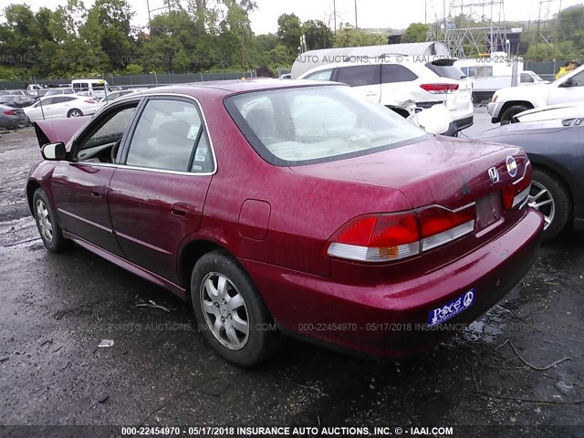 1HGCG66812A114273 - 2002 HONDA ACCORD EX/SE RED photo 3