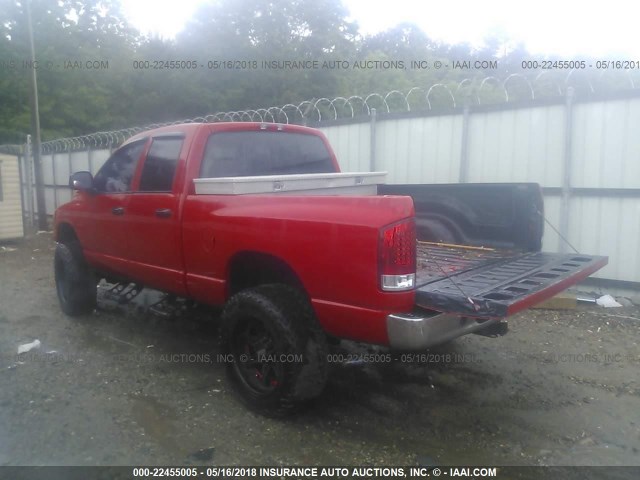 3D7KS28C75G746645 - 2005 DODGE RAM 2500 ST/SLT 红色 照片 3