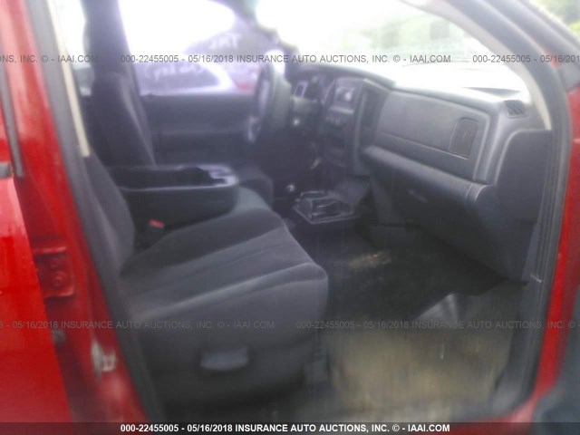 3D7KS28C75G746645 - 2005 DODGE RAM 2500 ST/SLT 红色 照片 5
