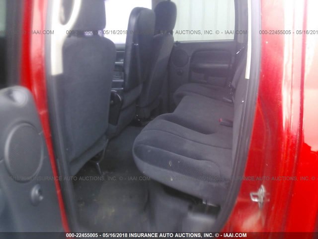 3D7KS28C75G746645 - 2005 DODGE RAM 2500 ST/SLT 红色 照片 8