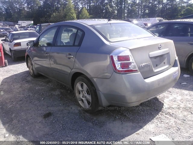 3N1AB61E98L666920 - 2008 NISSAN SENTRA 2.0/2.0S/2.0SL SILVER photo 3