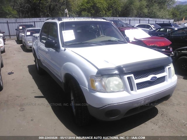 1FMZU77E52UD55419 - 2002 FORD EXPLORER SPORT TR  WHITE photo 1