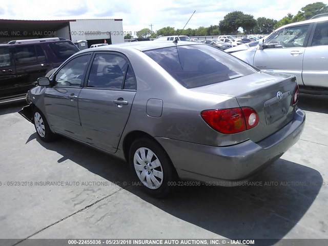 1NXBR32E24Z252349 - 2004 TOYOTA COROLLA CE/LE/S GRAY photo 3