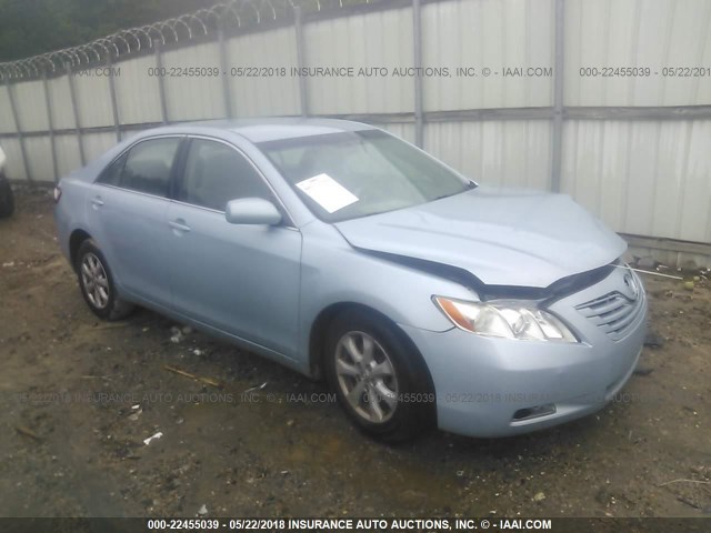 4T1BE46K28U788631 - 2008 TOYOTA CAMRY CE/LE/XLE/SE BLUE photo 1