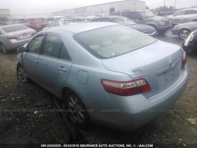 4T1BE46K28U788631 - 2008 TOYOTA CAMRY CE/LE/XLE/SE BLUE photo 3