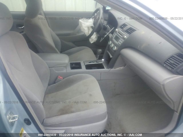 4T1BE46K28U788631 - 2008 TOYOTA CAMRY CE/LE/XLE/SE BLUE photo 5