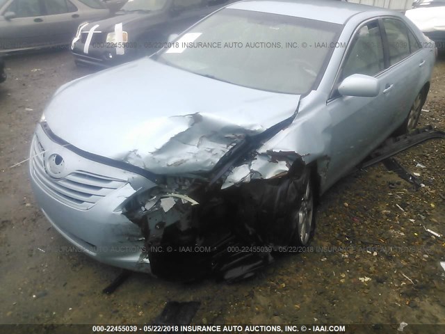 4T1BE46K28U788631 - 2008 TOYOTA CAMRY CE/LE/XLE/SE BLUE photo 6