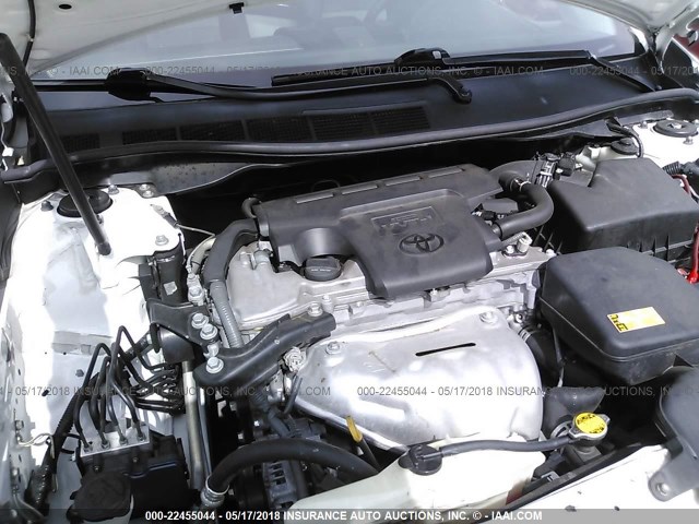 4T1BF1FK2CU508212 - 2012 TOYOTA CAMRY SE/LE/XLE 白色 照片 10