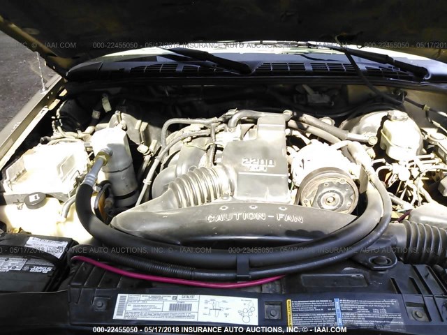 1GCCS145328265129 - 2002 CHEVROLET S TRUCK S10 TAN photo 10