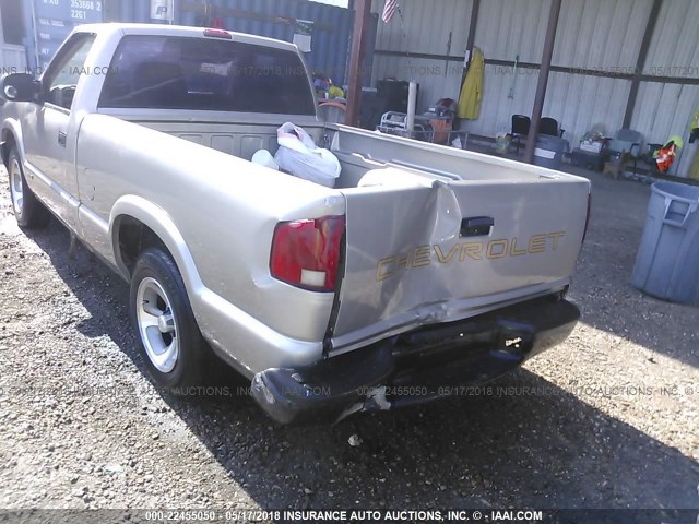 1GCCS145328265129 - 2002 CHEVROLET S TRUCK S10 TAN photo 6