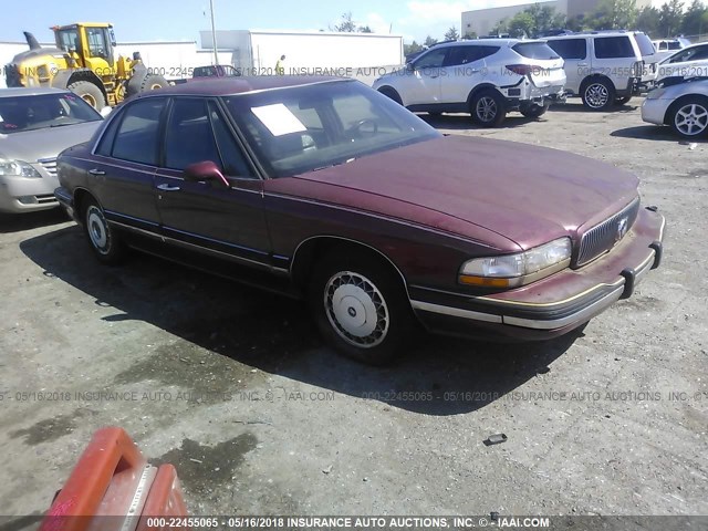 1G4HR52L0SH540929 - 1995 BUICK LESABRE LIMITED RED photo 1