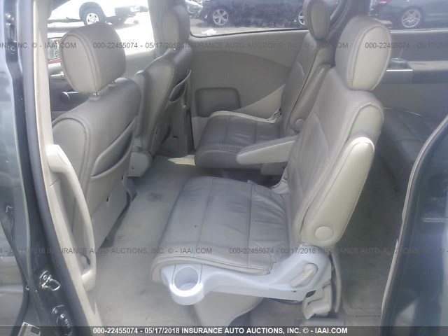 5N1BV28U24N324228 - 2004 NISSAN QUEST S/SE/SL GRAY photo 8