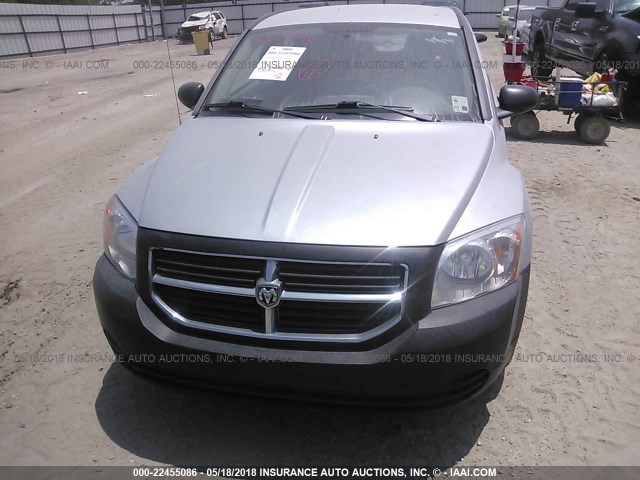 1B3HB48B67D115765 - 2007 DODGE CALIBER SXT SILVER photo 6