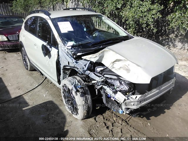 JF2GPABC0HH280914 - 2017 SUBARU CROSSTREK PREMIUM ნაცრისფერი ფოტო 1