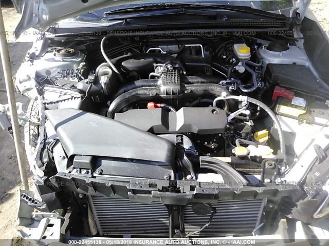 JF2GPABC0HH280914 - 2017 SUBARU CROSSTREK PREMIUM ნაცრისფერი ფოტო 10