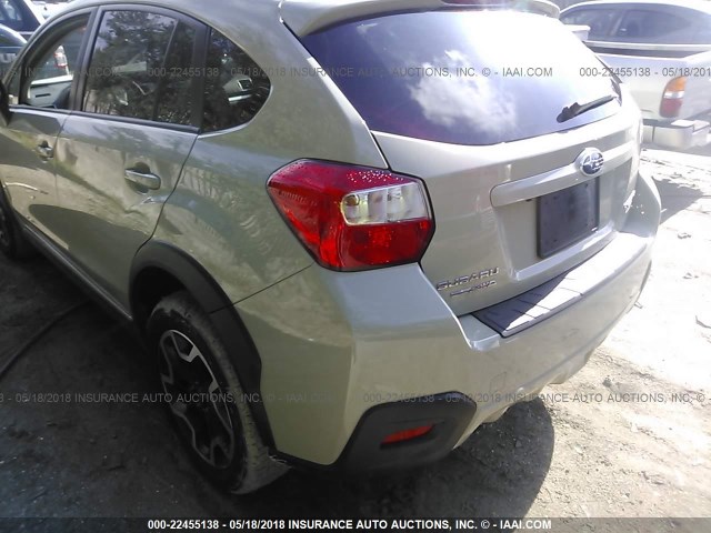 JF2GPABC0HH280914 - 2017 SUBARU CROSSTREK PREMIUM ნაცრისფერი ფოტო 3