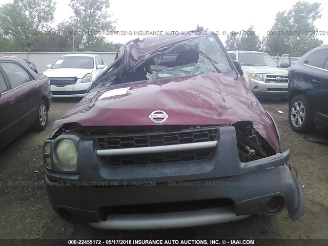 5N1ED28T63C695698 - 2003 NISSAN XTERRA XE/SE MAROON photo 6