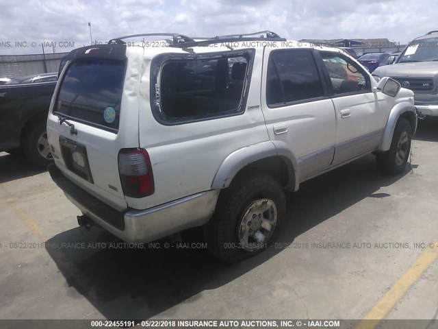 JT3HN87R6W9017076 - 1998 TOYOTA 4RUNNER LIMITED WHITE photo 4