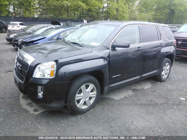 2GKALMEK3F6147656 - 2015 GMC TERRAIN SLE GRAY photo 2