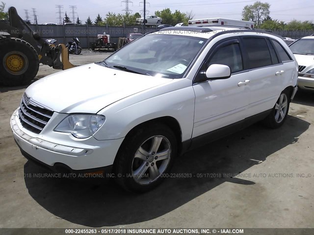 2A8GM68X87R308128 - 2007 CHRYSLER PACIFICA TOURING WHITE photo 2