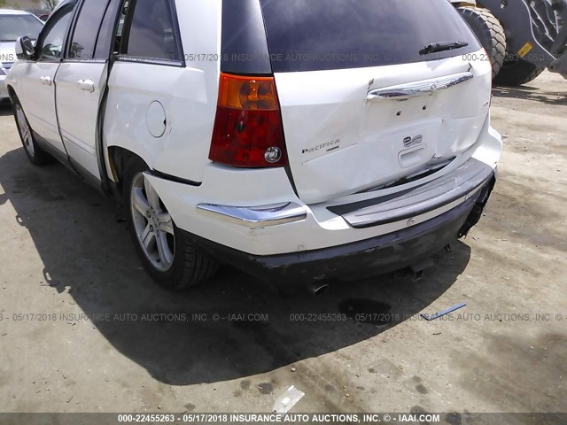 2A8GM68X87R308128 - 2007 CHRYSLER PACIFICA TOURING WHITE photo 6